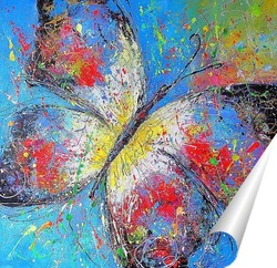   Постер Абстрактная бабочка