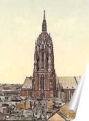   Постер Собор, Франкфурт-на-Майне, Германия. 1890-1900 гг