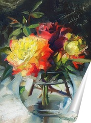   Постер Яркие розы