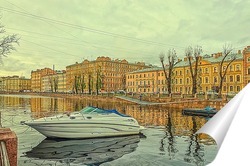   Постер Санкт-Петербург. Канал Грибоедова в районе Могилевского моста.