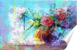   Постер Абстрактные розы