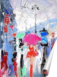   Постер На невском в дождь