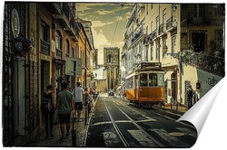   Постер Улочки Лиссабона