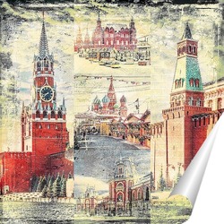   Постер Красочная Москва