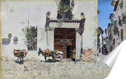   Постер Дверь дома в Толедо (1875-1878)