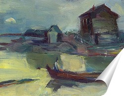  Постер С.Герасимов Белое море, Вечер 1933 (авторская копия)