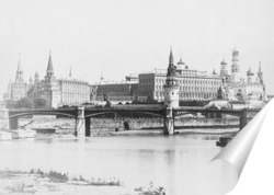   Постер  Большой Каменный мост в Москве.