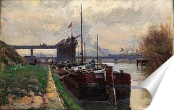  Эйфелева башня с тюльпанами