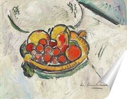   Постер Натюрморт ваза с фруктами