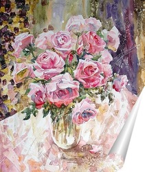  Постер Благоуханье нежных роз. из серии "Вдохновение"