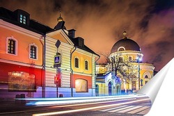   Постер Москвоский вечер в центре города