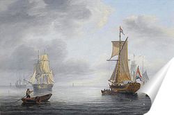   Постер Голландская яхта Адмиралтейства