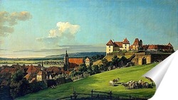  Вид Пирны с замка Зонненштайн