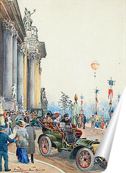   Постер Мерседес за пределами Гран Пале