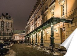  Постер Ночные улочки Москвы