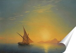   Постер Закат на Искья 1857