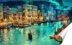   Постер Венеция. вечер