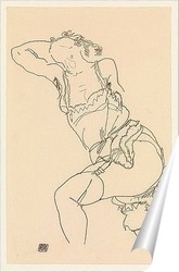  Стоящая обнаженная, 1910