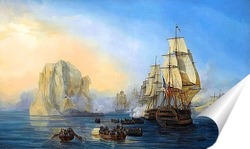  -- Взятие скалы Бриллиант близ Мартиники 2 июня 1805 года