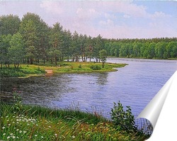   Постер Летний день на Нижнем озере