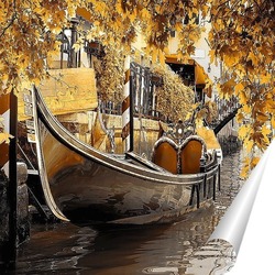   Постер Лодка в Венеции