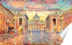   Постер Рим, Ватикан
