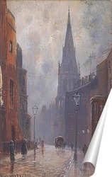   Постер Андреевская церковь, Уэллс-стрит, Лондон