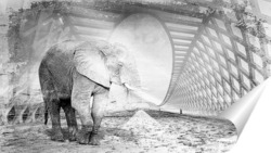  Слон на мосту