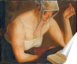   Постер Читающая женщина
