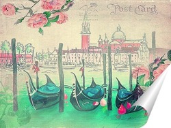   Постер Гондолы Венеции