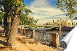   Постер Фонтанка у Пантелеймоновского моста.