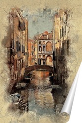  Венеция, акварельный скетч