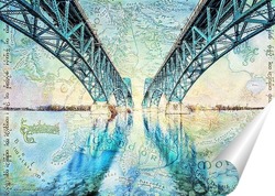   Постер Голубые мосты