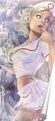  Девушка рокерша 
