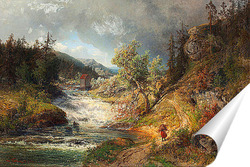   Постер Картина художника 19-20 веков, пейзаж