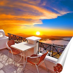   Постер Солнечный пейзаж