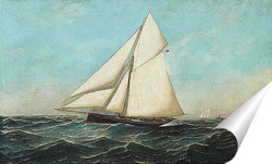 Американская яхта "Летающий флаг" яхт-клуба Нью-Йорка
