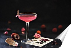 коктейль Розовый личи