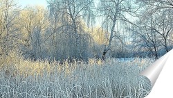 утро на озере
