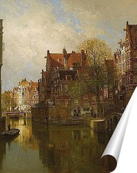   Постер Вид на Амстердам