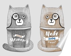   Постер Коты близнецы