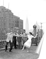   Постер Танцующие подростки,1950г.