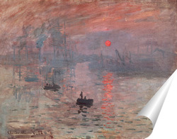   Постер Впечатление,восход солнца,1873г.