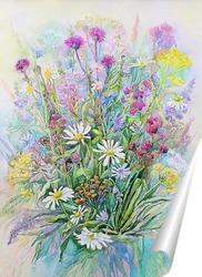   Постер Полевые цветы