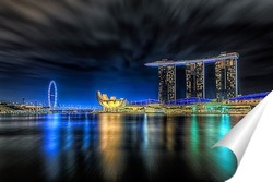 Ночной Сингапур