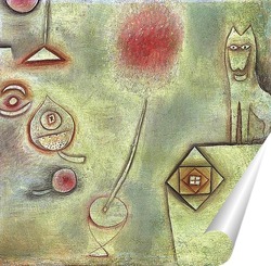   Постер Натюрморт со статуэткой, 1928