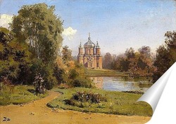   Постер Церковь на озере