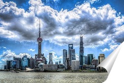   Постер Downtown Shanghai