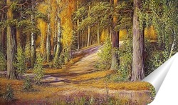   Постер Грибной лес