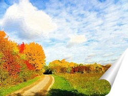  "Раннее утро за городом".